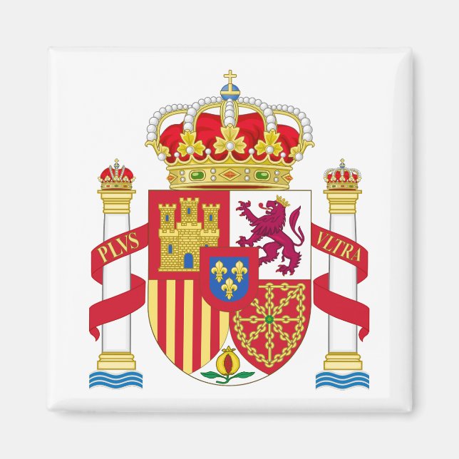Aimant Armoiries de l'Espagne (Devant)