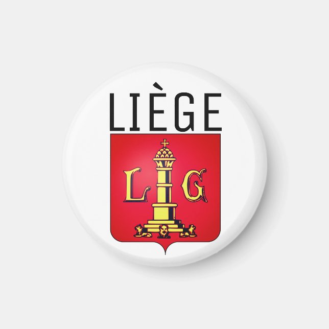 Aimant Armoiries de Liège, Belgique (Devant)