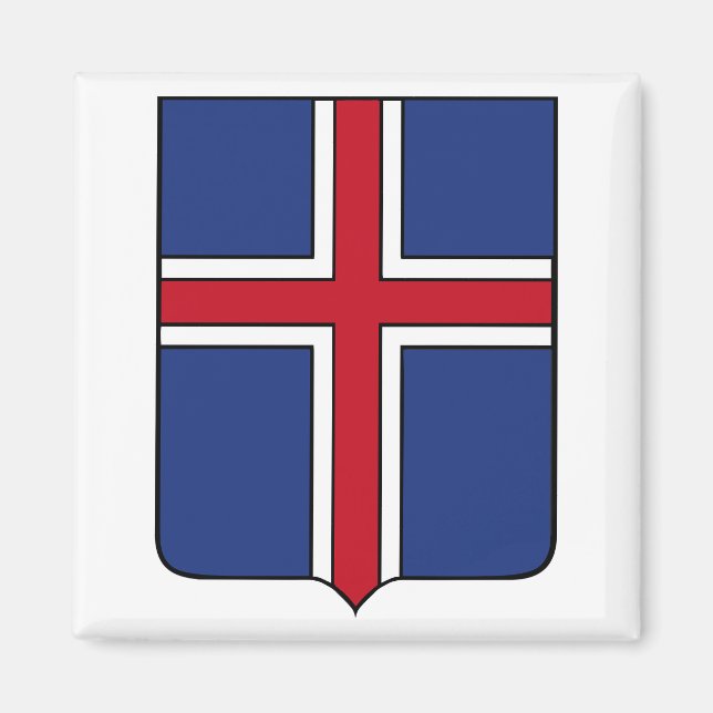 Aimant Armoiries de l'Islande (Devant)