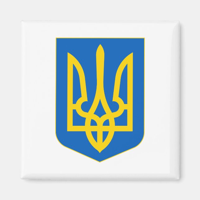Aimant Armoiries de l'Ukraine (Devant)