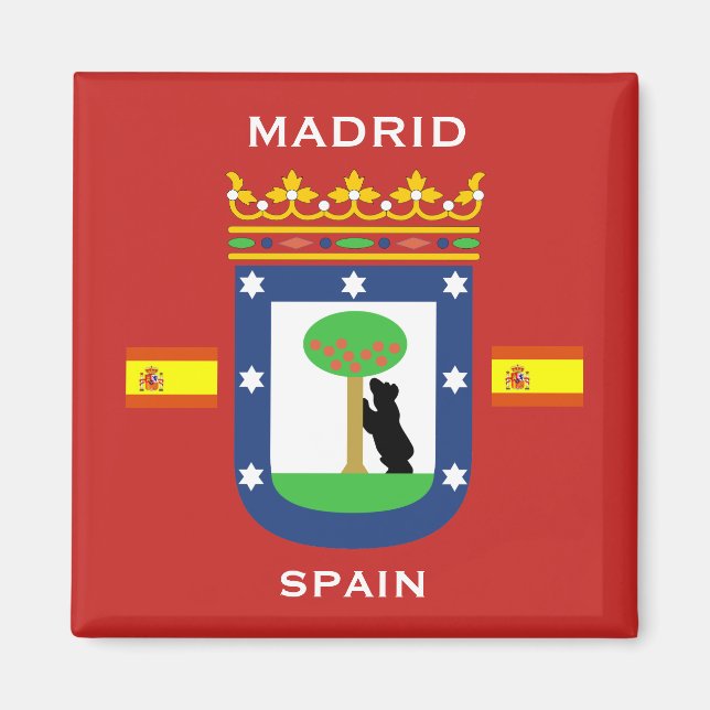 Aimant Armoiries de Madrid (Devant)