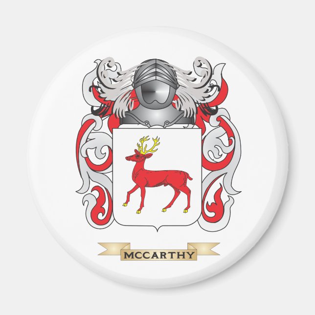 Aimant Armoiries de McCarthy (crête de famille) (Devant)