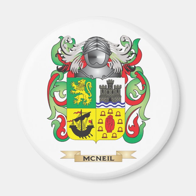 Aimant Armoiries de McNeil (crête de famille) (Devant)