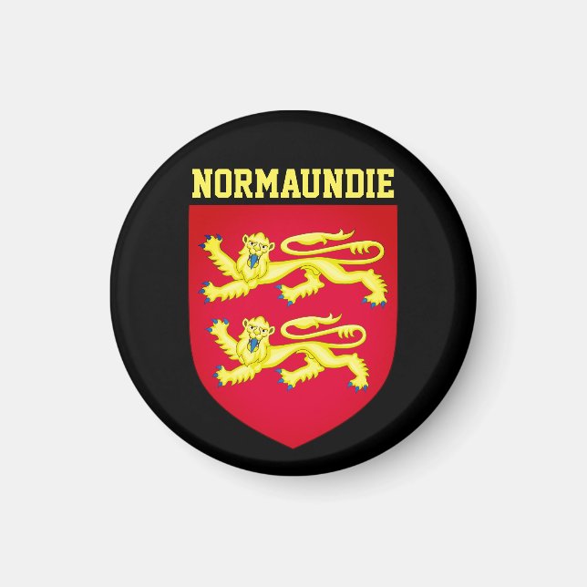 Aimant Armoiries de Normandie - FRANCE (Devant)