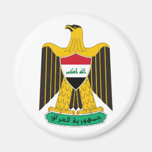 Aimant Armoiries de pays Irak symbole emblème drapeau aig