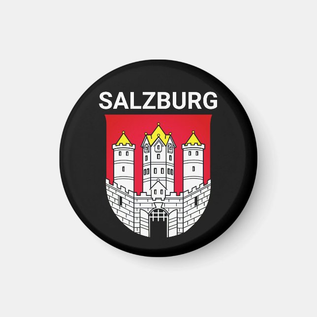 Aimant Armoiries de Salzbourg - AUTRICHE (Devant)
