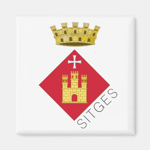 Aimant Armoiries de Sitges (Catalogne)