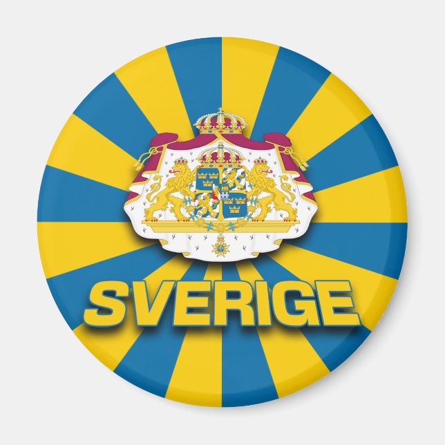 Aimant Armoiries de Sverige (Devant)