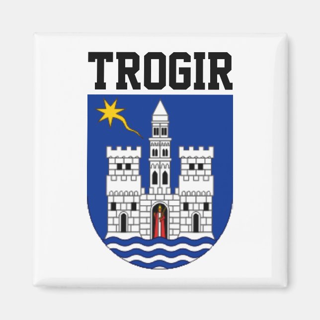 Aimant Armoiries de Trogir, Croatie (Devant)