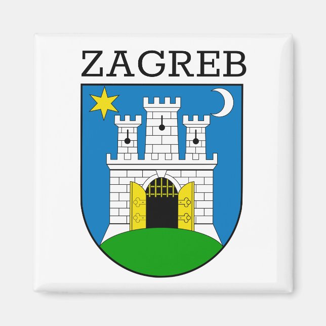 Aimant Armoiries de Zagreb (Devant)