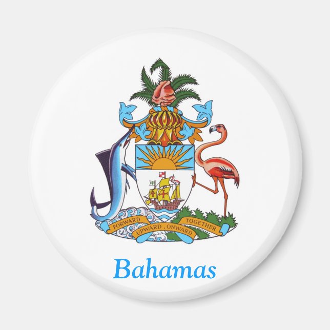 Aimant Armoiries des Bahamas (Devant)