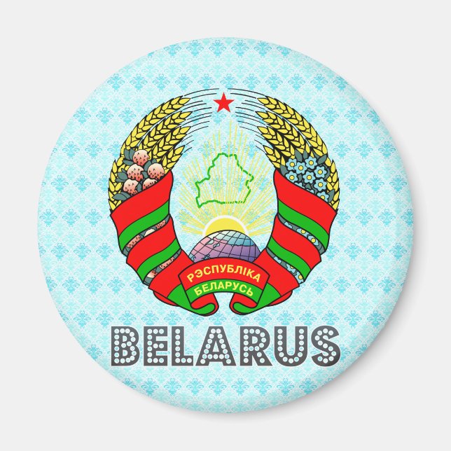 Aimant Armoiries du Bélarus (Devant)