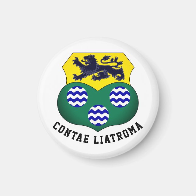 Aimant Armoiries du comté de Leitrim, Irlande (Devant)
