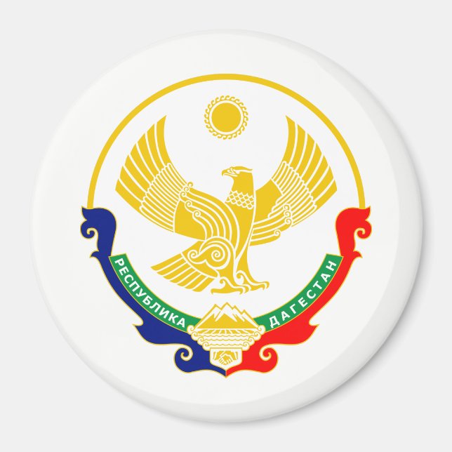 Aimant Armoiries du Daghestan (Devant)