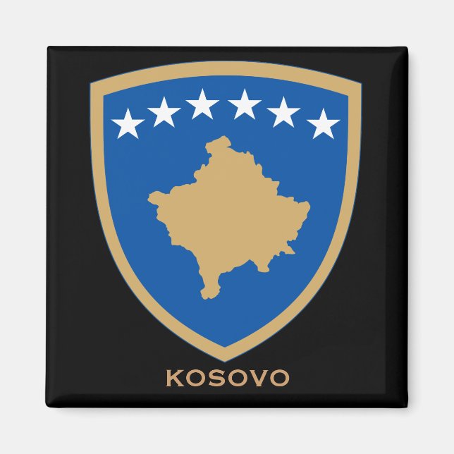Aimant Armoiries du Kosovo (Devant)