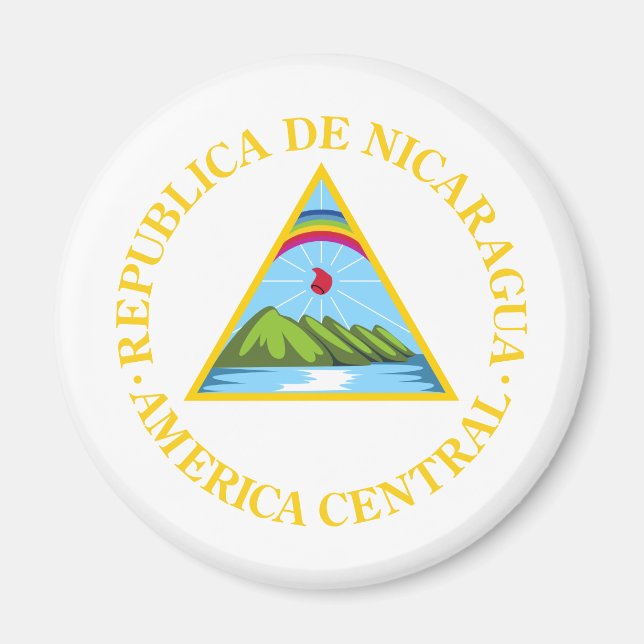 Aimant Armoiries Du Nicaragua (Devant)