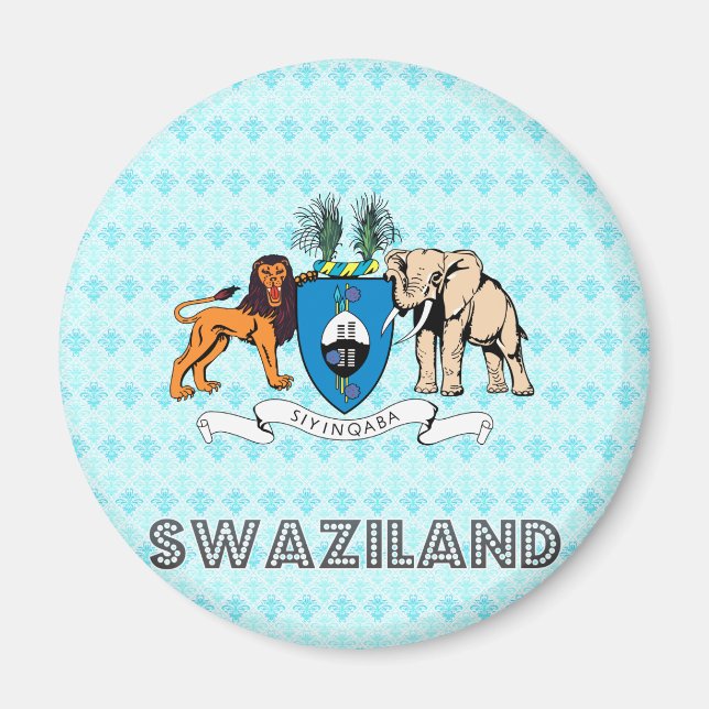 Aimant Armoiries du Swaziland (Devant)
