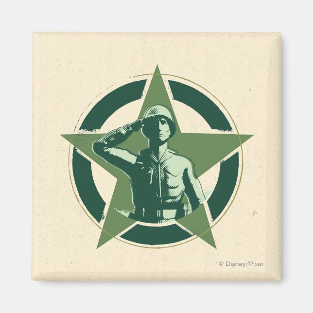 Aimant Army Serge Salutes (Devant)