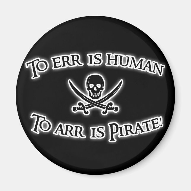 Aimant Arr est Pirate ! (Devant)