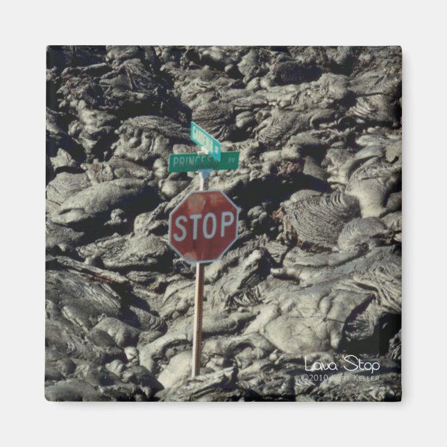 Aimant Arrêt de lave Photo (Devant)