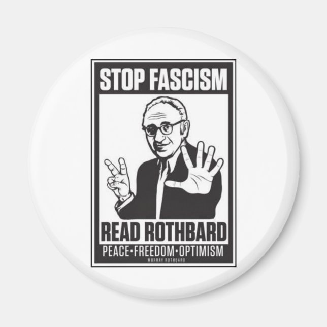 Aimant Arrêter le fascisme (Devant)
