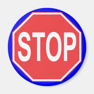 AIMANT ARRÊTER LE SIGNE