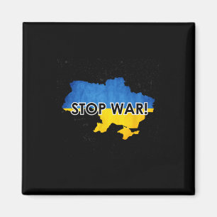 Aimant Arrêtez la guerre en Ukraine Soutenez les Ukrainie