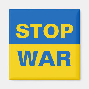 Aimant Arrêtez la guerre Ukraine ukrainienne