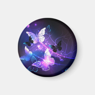 Aimant Arrière - plan avec papillons de nuit