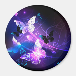 Aimant Arrière - plan avec papillons de nuit