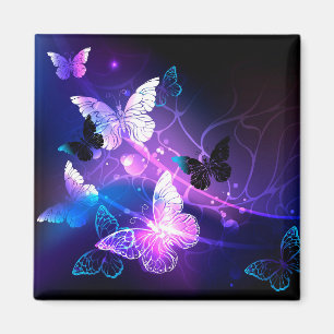 Aimant Arrière - plan avec papillons de nuit