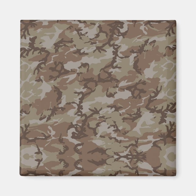 Aimant Arrière - plan du Camouflage du désert (Devant)
