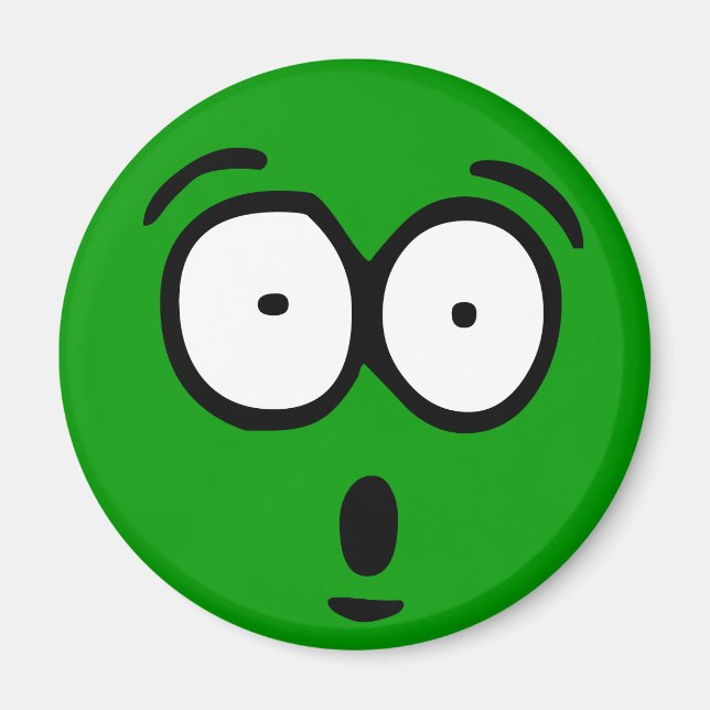 Aimant Arrière - plan personnalisable Emoticon (Devant)