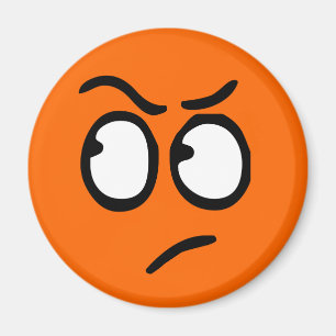 Aimant Arrière - plan personnalisable Emoticon