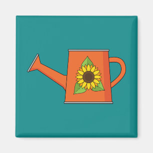 Aimant Arrosage orange avec tournesol