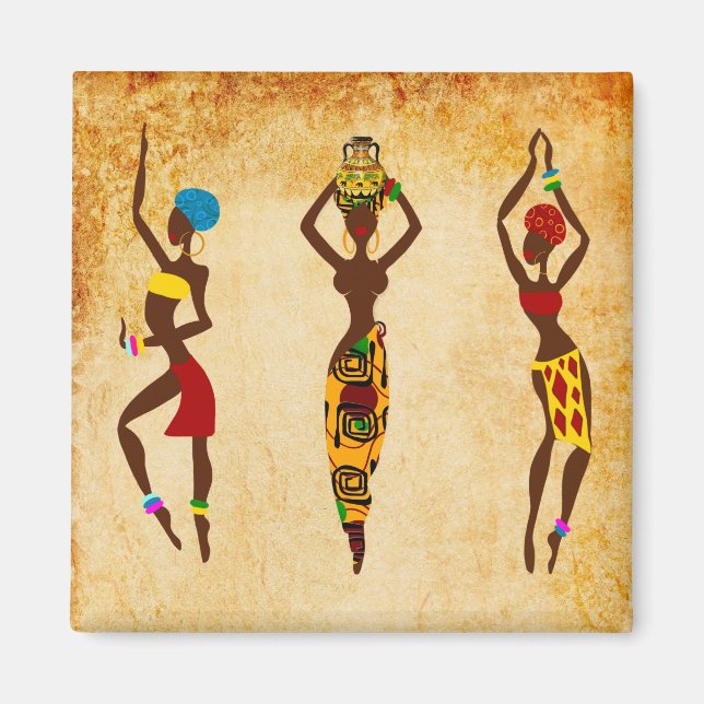 Aimant Art africain (Devant)
