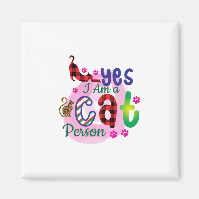 Aimant Art Chat Je Suis Un Chat (Devant)
