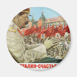 Aimant art d'affiche de stalin