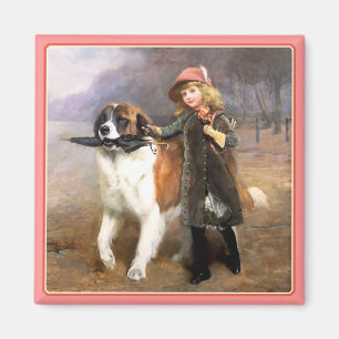 Aimant Art de chien : Outre de à l'école