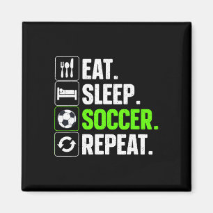 Aimant Art de football cool pour hommes femmes enfants éq