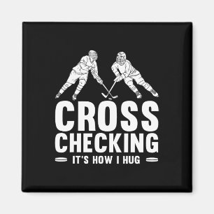 Aimant Art De Hockey Sur Glace Amusant Pour Hommes Femmes