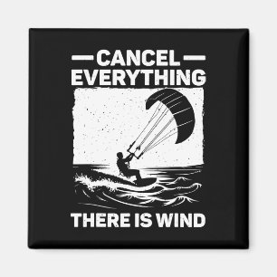 Aimant Art de kitesurf cool pour hommes femmes kite Surfi