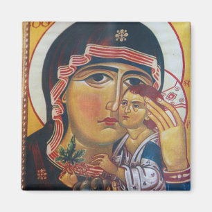 Aimant Art de Marie Mère et Jésus