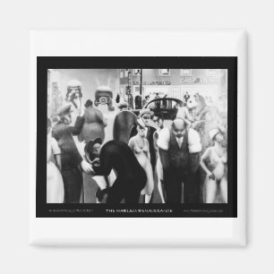 Aimant Art de Renaissance de Harlem - "ceinture noire "