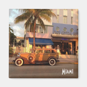 Aimant Art déco Miami Beach