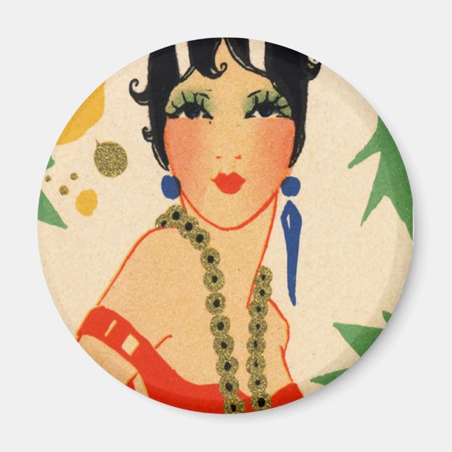 Aimant Art Deco Vamp (Devant)