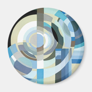 Aimant Art Déco Vintage Pochoir Jazz Formes Géométriques