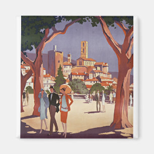 Aimant Art d'été vintage Grasse