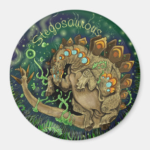 Aimant Art Dinosaure Stegosaurus