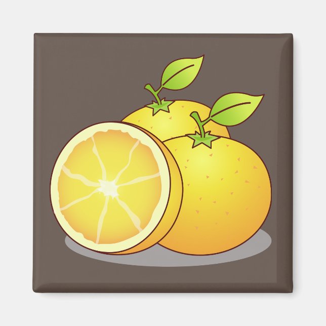 Aimant Art fruitier des Oranges (Devant)